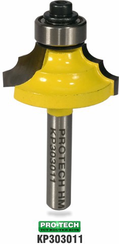 Double round router bit sample