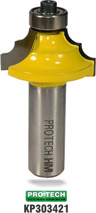 Double round router bit sample