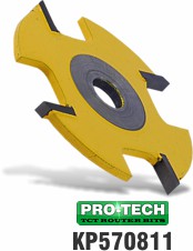 4 Wing slot cutter bit replacement blade by Pro-Tech